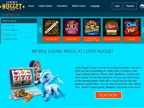 lucky nugget mobile app|Lucky Nugget Casino Mobile App .